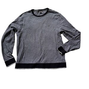 Michael Kors Gray Sweater with Black Accents